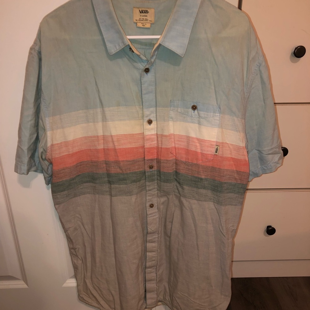 Mens Vans Button Down